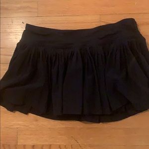 Lulu lemon black tennis skirt